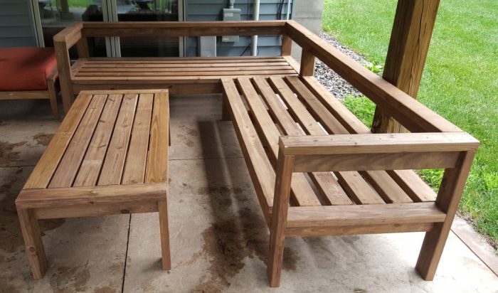 Diy outdoor patio furniture ideas