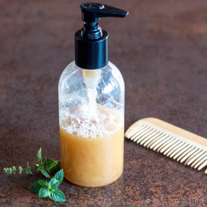 Natural dry shampoo diy