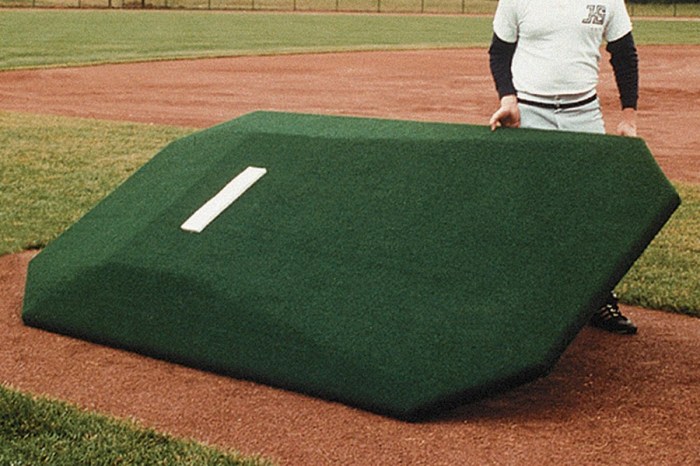 Diy portable pitching mound