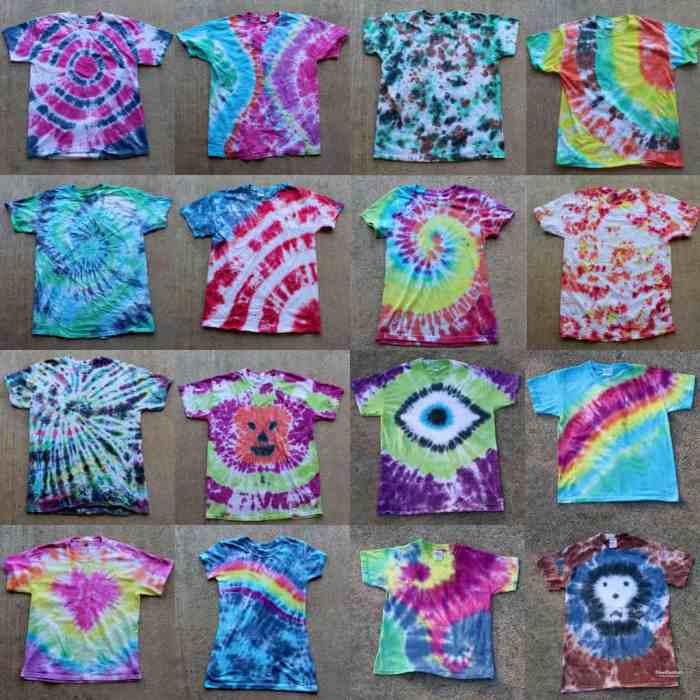 Diy tie dye patterns