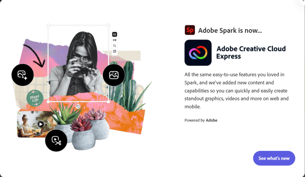 Creative cloud express