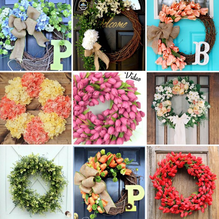 Diy summer wreath