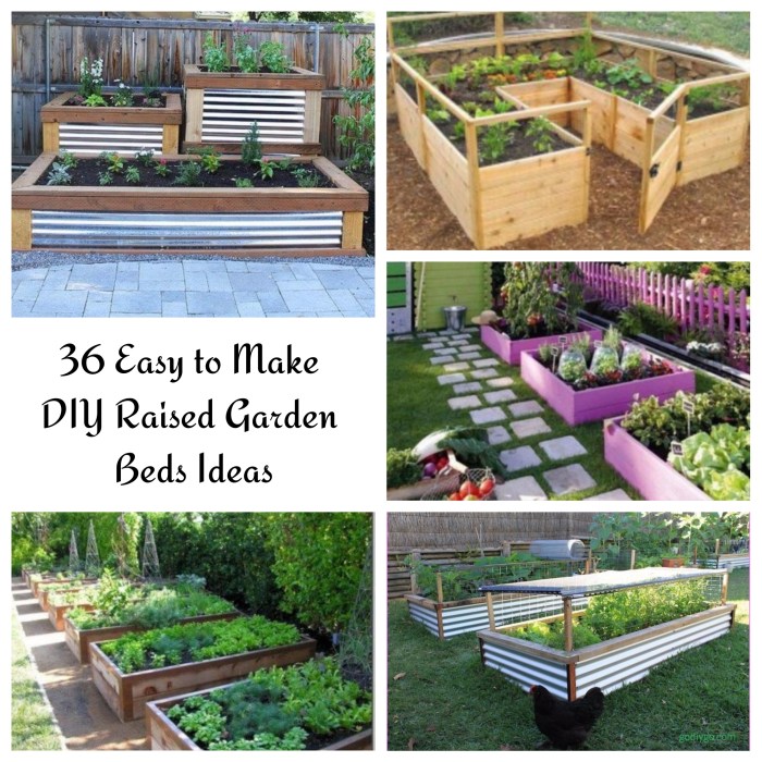 Diy raised garden bed layers