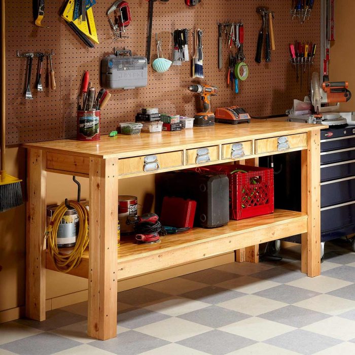 Diy workbench work bench ideas