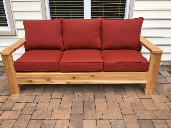 Diy patio couch