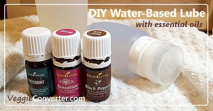 Diy water based lube