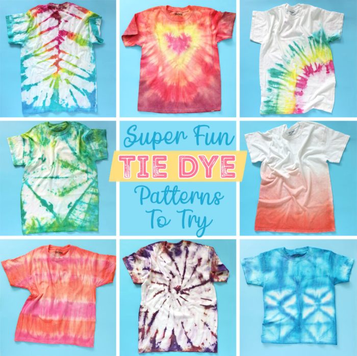 Diy tie dye patterns