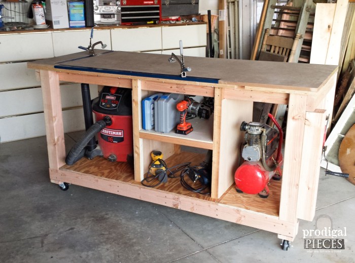 Workbench benches woodworking maximize corner instructables