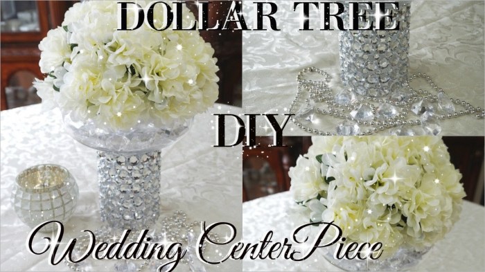 Diy wedding centerpieces dollar tree