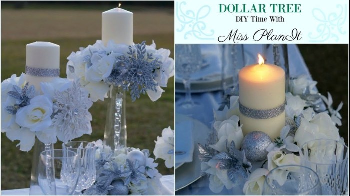 Diy wedding centerpieces dollar tree