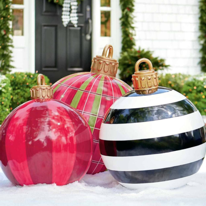 Diy outdoor christmas tree ornaments