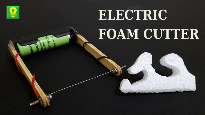 Foam hot wire cutter diy