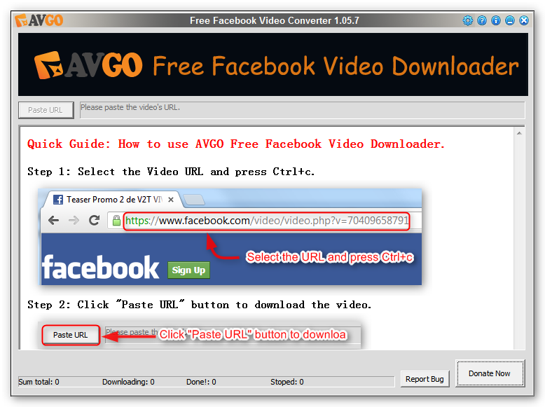 Facebook video download converter