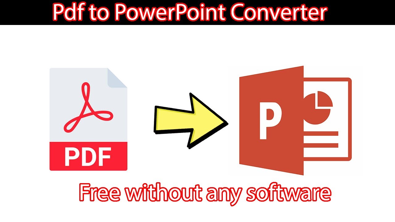 Convert pdf to powerpoint