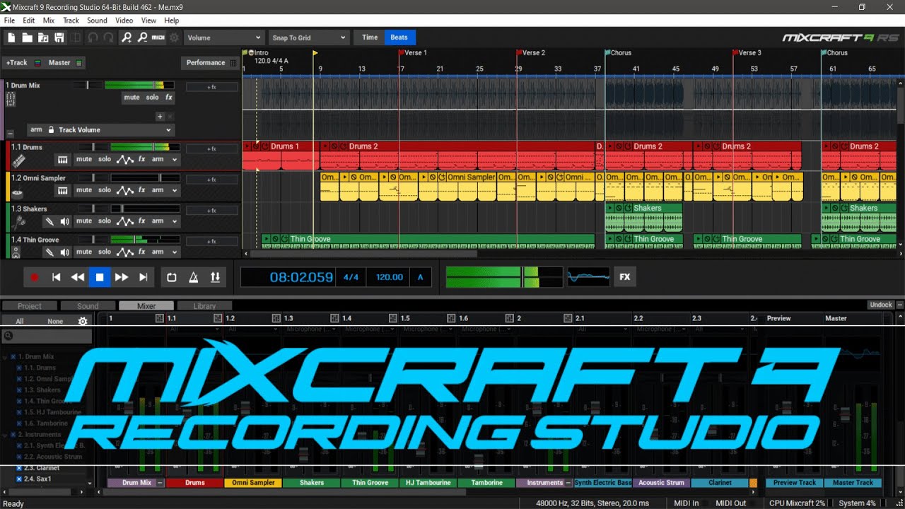 Acoustica mixcraft windows continues daw alternative evolve